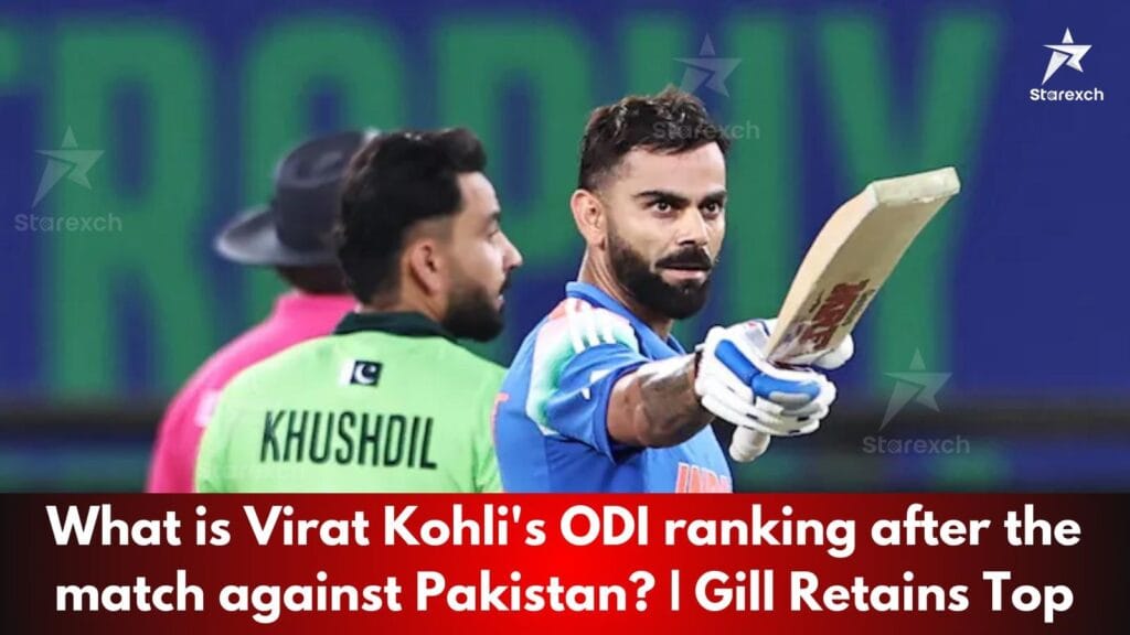 Virat kohli's ODI Ranking