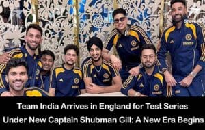 Team India arrives in England