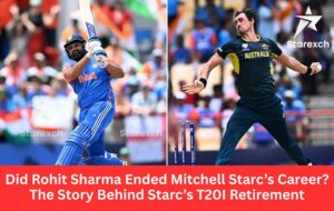 Rohit Sharma ended Mitchell Starc's career