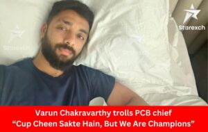 Varun Chakravarthy trolls PCB chief
