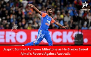 Jasprit Bumrah achieves milestone
